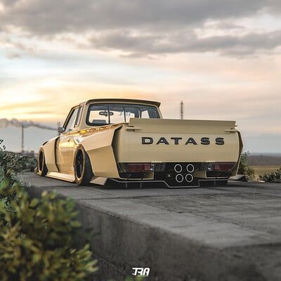 ArtStation - Irwinsyah TRA Drift Kart, Mini Trucks 4x4, Drift Truck, Datsun Pickup, Classic Cars Chevy, Dropped Trucks, Sport Truck, Lowered Trucks, Datsun 510