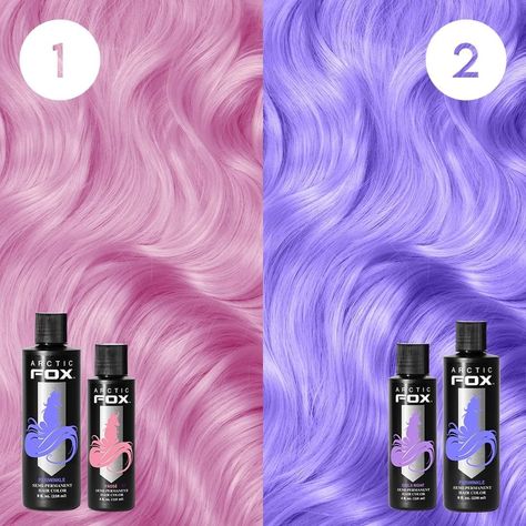 Purple Arctic Fox Hair, Arctic Fox Hair Color Combinations, Artic Fox Purple Hair, Arctic Fox Hair Dye Purple, Arctic Fox Hair Dye Combinations Purple, Arctic Fox Hair Dye Combinations, Arctic Fox Violet Dream, Artic Fox Hair, Fox Hair Dye