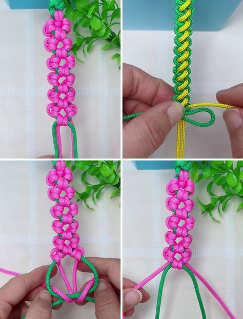 A Beginner Friendly DIY Bracelet Tutorials | bracelet, friendship, tutorial | How to Make Friendship Bracelets for Beginners :) | By Kids Art & Craft - Facebook Easy Knotted Bracelet, Easy Macrame For Beginners, Friendship Bracelets For Beginners, Bracelets For Beginners, Twine Diy, Bracelet Tutorials, Make Friendship Bracelets, Easy Crochet Hat, Diy Bracelets Tutorials