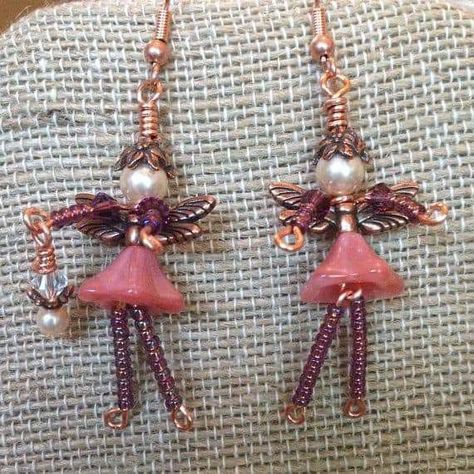 Beaded People, Beaded Fairy, Sugarplum Fairy, Elf Fairy, Beaded Angels, Art Perle, Fairy Jewelry, Garden Fairy, Doll Jewelry