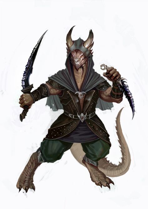 Kobold Rogue, Dnd World, Illustration Career, Dnd Dragonborn, D D Character Ideas, Anthro Dragon, Knight Art, Fantasy Races, Dungeons And Dragons Characters