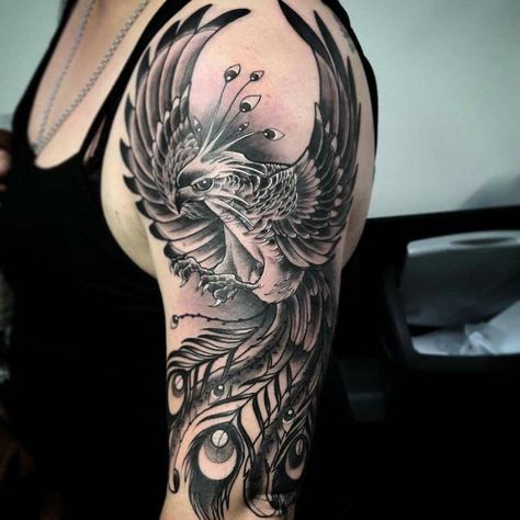 Phoenix Tattoo Women, Phoenix Tattoo Arm, Phoenix Tattoo Sleeve, Tato Phoenix, Phoenix Tattoo Feminine, Small Phoenix Tattoos, Phoenix Bird Tattoos, Phoenix Tattoo Design, Geniale Tattoos