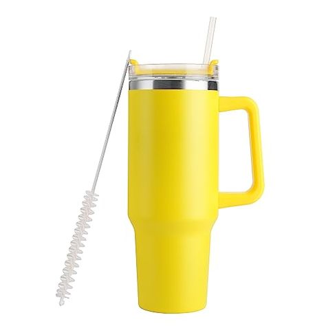 Aesthetic Stanley, Tumbler Handle, Drink Straw, Best Insulation, Tumbler With Handle, Travel Cup, Fun Cup, Insulated Cups, Ergonomic Handle