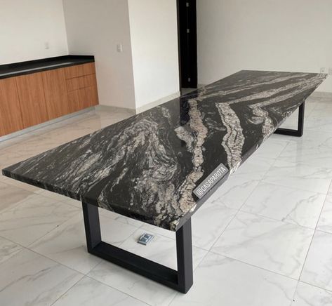 Stone Dining Table, Home Entrance Decor, Entrance Decor, Dining Room Inspiration, Stone Crafts, Metal Fabrication, House Entrance, Whistler, Dream Bedroom