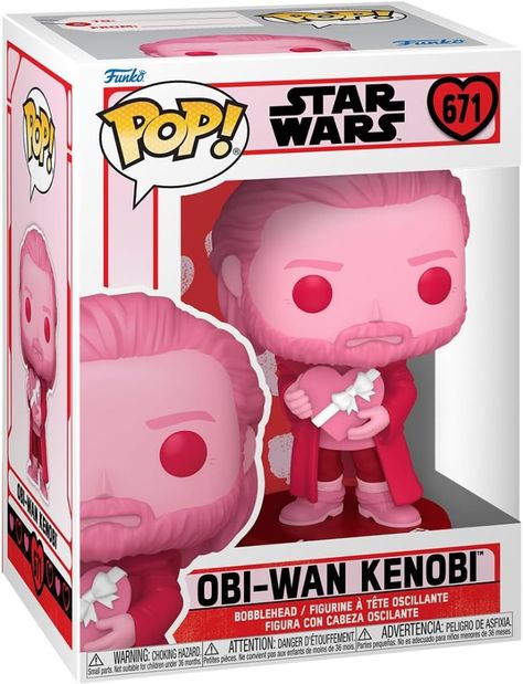 Choose your Valentine with the Valentine's Day Pop! Obi-Wan Kenobi #bobblehead #funko #funkopop #funkopops #funkofamily #funkocollector #giftidea #disney #mandalorian #legostarwars #hansolo #order #starwarsnerd #starwarstheclonewars #starwarsmemesdaily #starwarsart #starwarsdaily #lucasfilm #starwarsmeme #meme #generalkenobi #rey #bobafett #jedimaster #hellothere #georgelucas #starwarsbattlefront #attackoftheclones #vader #sequelmemes #funny #rebels #starwarsprequels #theriseofskywalker #ad Star Wars Funko Pop, Best Funko Pop, Star Wars Obi Wan, Funko Pop Collection, Unique Valentines Day Gifts, Obi Wan Kenobi, Star Wars Collection, Star Wars Universe, Obi Wan