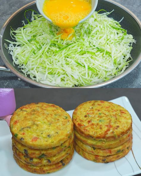 Cabbage and Tofu Patties - Greenku Recipes Tofu Patties Recipes, Cabbage Patties, Tofu Patties, Healthy Breakfast Diet, Boiled Cabbage, Small Cabbage, Cauliflower Steaks, Patties Recipe, Tomato And Cheese