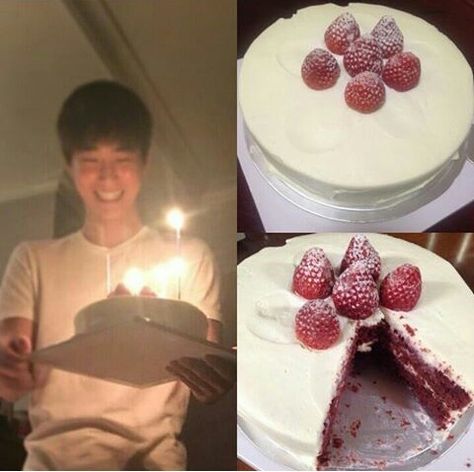 Exo Suho, Suho, Sehun, Exo, Cake, Birthday, Quick Saves