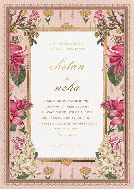 Wedding Card Design Indian, Indian Wedding Invitation Card Design, Digital Invitations Wedding, Indian Wedding Invitation Cards, Indian Wedding Cards, Anita Dongre, Wedding Invitation Card Design, Wedding Invitations Online, Digital Wedding Invitations