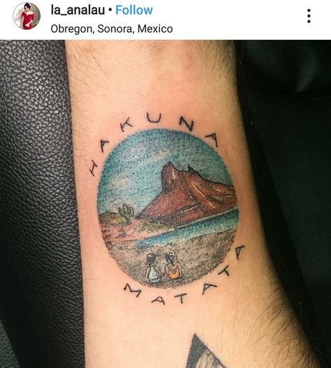 Cerro Tetakawi San Carlos, Sonora. Watercolor Tattoo, Tattoos, San Carlos