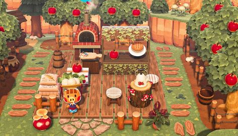 ✨ mochii 🌱 on Twitter: "Daisy Mae stopped by for some apple pie & apple cider 🥧🍎✨ #ACNH… " Apple Cider Stand, Cider Stand, Acnh Halloween, Acnh Patterns, Acnh Inspiration, Acnh Cottagecore, Tom Nook, Apple Farm, Acnh Designs