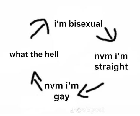 I'm Bi Actually, Bisexual Meme, Bi Jokes, Bi Humor, Queer Humor, Bi Memes, Lgbtq Quotes, Lgbt Humor, Lgbtq Funny