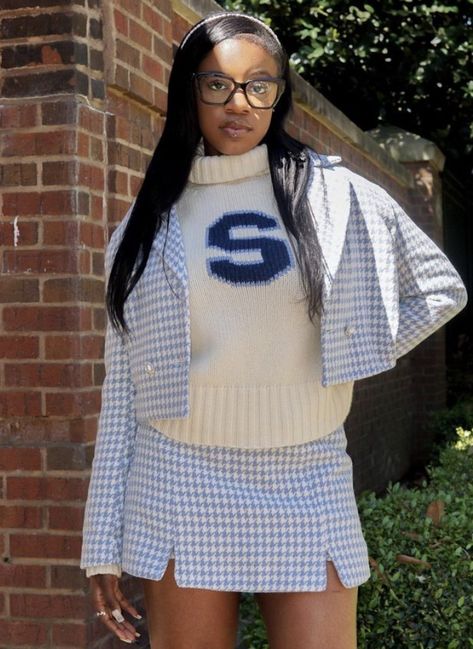 Spelman Founders Day, Spelman Outfit, Spelman Founders Day Outfit, Spelman College Outfits, Spelman College Photoshoot, Spelman College Aesthetic, Spellman College, Creator Inspiration, Fem Fits