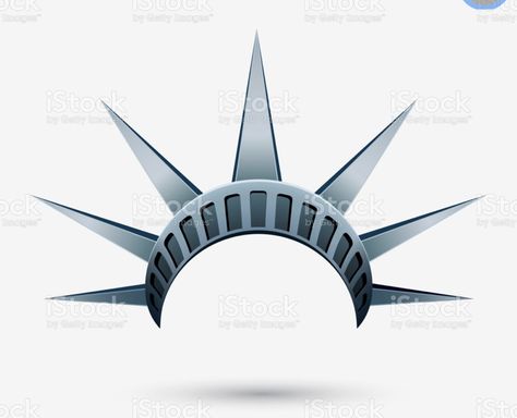 Statue Of Liberty Crown, Liberty Tattoo, Crown Vector, Nyc Tattoo, Crown Tattoo, Crown Logo, Download Image, Infiniti Logo, Statue Of Liberty