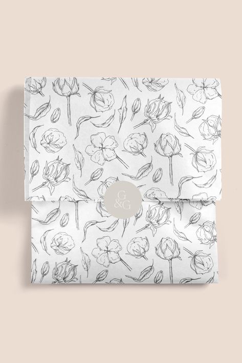 Branded Shipping Packaging, Branded Packaging Ideas, Branded Tissue Paper, Tissue Paper Design, Boutique Inspiration, Custom Tissue Paper, Packaging Ideas Business, Unboxing Experience, Packaging Paper