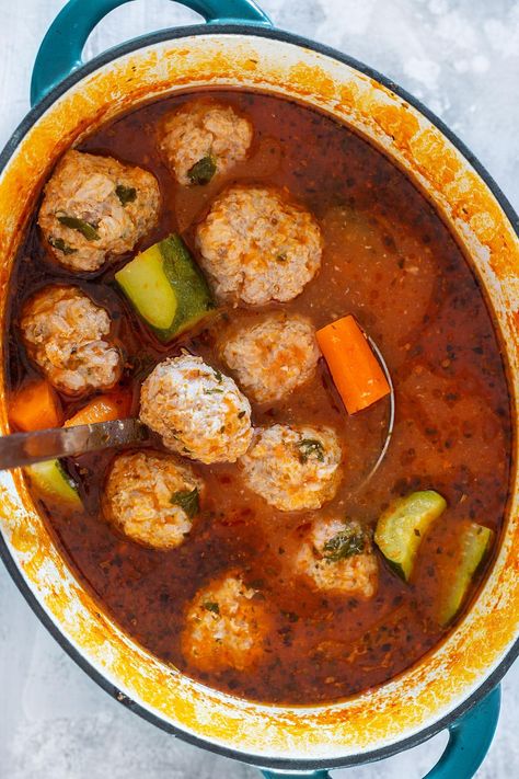 Soft Meatballs, Fideo Soup Recipe, Albondigas Recipe, Albondigas Soup Recipe Mexican, Fideo Soup, Mexican Food Recipes Enchiladas, Albondigas Soup Recipe, Mexican Meatball Soup, Mexican Meatballs