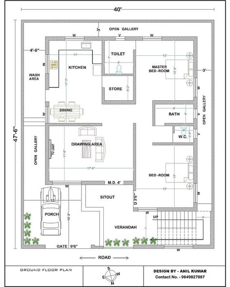 Small House Design Floor Plan, 1200sq Ft House Plans, 30x50 House Plans, Budget House Plans, North Facing House, 30x40 House Plans, 2bhk House Plan, Unique House Plans, Indian House Plans