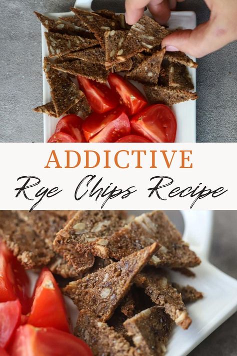 If you are looking for a really simple and Addictive Rye Chips Recipe or rye crisps, you have come to the right place. These are so easy to prepare and perfect for using with your favorite dips. These make the perfect snack for whatever you have planned whether it is game day or just a gathering. Gardettos Rye Chips Recipe, Rye Crackers Recipe, Rye Chips Recipe, Rye Crisps, Rye Chips, Rye Crackers, Bread Chips, Garlic Chips, Crostini Recipes