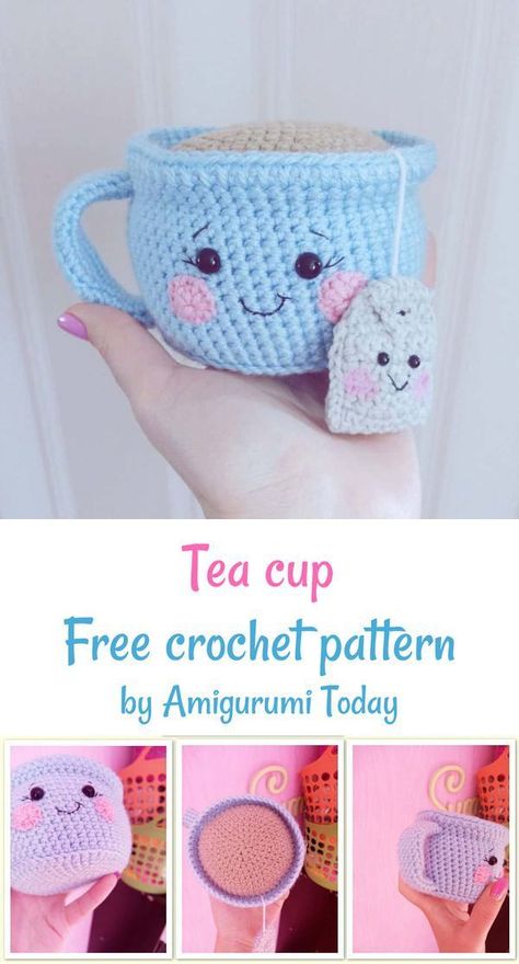 Corak Krusye, Projek Mengait, Amigurumi Food, Amigurumi Minta, Kawaii Toys, Pola Amigurumi, Crochet Animals Free Patterns, Kawaii Crochet, Beginner Crochet Projects