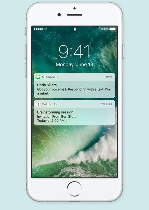 The new notifications on lock screen Iphone Lock Screen, Daylight Saving, Apple Mobile, Ios 10, Iwatch Apple, Iphone Lockscreen, Iphone Hacks, Tv Accessories, Apple Inc