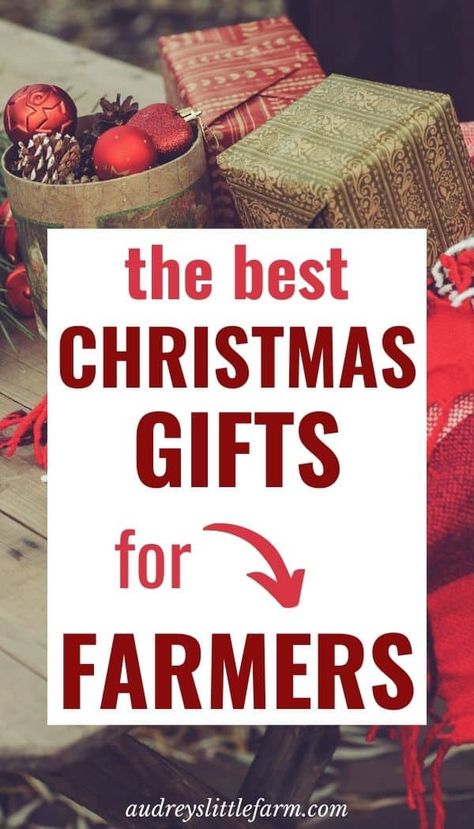 In this gift guide, you will find the best Christmas gift ideas for farmers. They are hard to shop for so I curated the perfect list of fun and practical gifts that farmers will love. Whether you are shopping for a farmer man, farmer lady, or farmer kid, there will be gift ideas for them! Gifts For A Farmer Man, Gifts For Farmers Dad, Farmer Christmas Gifts, Country Christmas Gift Ideas, Farmer Gifts For Him, Gifts For A Farmer, Diy Star Wars Gifts, Farmer Man, Birthday Boyfriend