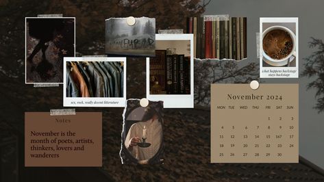 #wallpaper #november #aesthetic #laptop #computer #aes #fall Wallpaper November Aesthetic, November Laptop Wallpaper, Wallpaper Laptop Aesthetic Vintage, Wallpaper November, November Aesthetic, Laptop Aesthetic, Aesthetic Laptop, Wallpaper Computer, Book Wallpaper