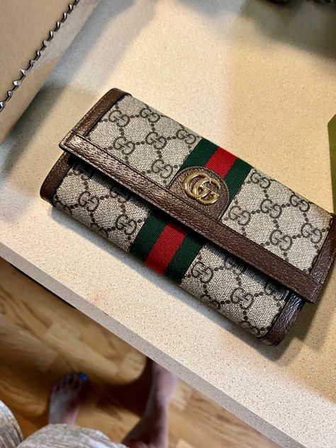 Gucci continental wallet Gucci Ophidia, Luxury Purses, Digital Gifts, Gucci Wallet, Beauty Items, Small Accessories, Long Wallet, Wallets For Women, Continental Wallet