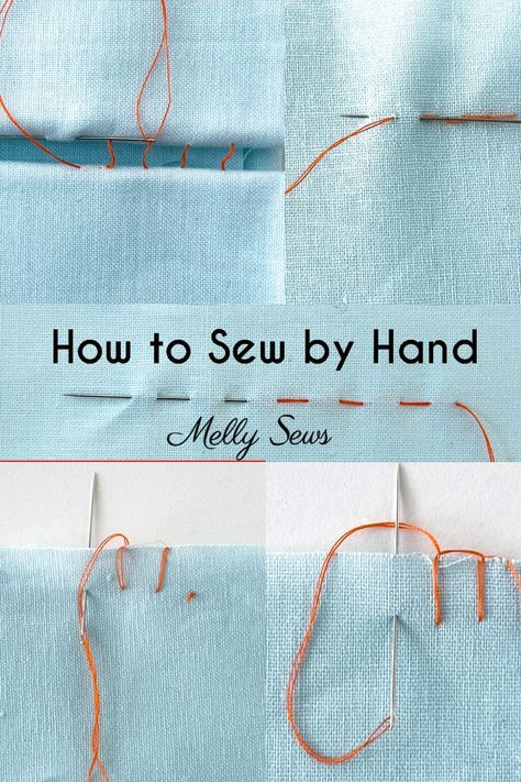 Hand Sewing Stitches for Sewing Clothes - Melly Sews Hand Sewing Stitches, Sewing Stitches By Hand, Hand Stiching, Serger Stitches, Melly Sews, Garment Sewing, Hand Sewing Projects, Kids Things To Do, Top Straps