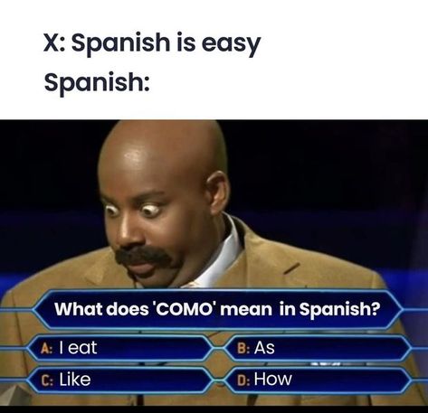 Spanish for Filipinos | Ok 🙄😅 Ctto | Facebook Spanish Memes Hilarious, Funny Spanish Jokes, Spanish Jokes, English Memes, Funny Spanish Memes, Laughter Quotes, Spanish 1, Laughing Jack, Funny Comebacks