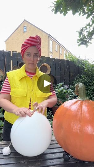 5.3K views · 124 reactions | DIY huge enormous pumpkin for your autumn displays #diyfalldecor #autumndecoration #largepumpki | DIY huge enormous pumpkin for your autumn displays #diyfalldecor #autumndecoration #largepumpkins #giantpumpkins #diypumpkins | By Let’s GardeningFacebook Diy Big Pumpkin, Diy Large Pumpkins, Diy Giant Pumpkin, Diy Pumpkin Patch, Biggest Pumpkin, Large Pumpkins, Giant Pumpkin, Autumn Display, Diy Pumpkin