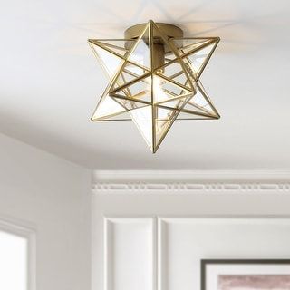 Moravian Star Light, Moravian Star, Star Ceiling, Flush Mount Lights, Cool Floor Lamps, Plywood Furniture, Semi Flush Mount Lighting, Led Flush Mount, Gold Geometric