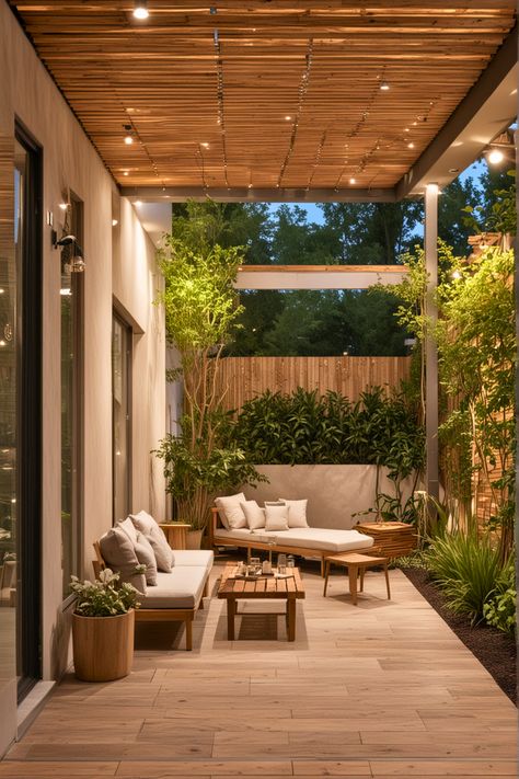 Top 25 Patio Roof Ideas to Transform Your Outdoor Space – The Crafty Hacks Patio Roof Ideas, Covered Patio Ideas, Bamboo Roof, Roof Ideas, Corrugated Metal Roof, Living Roofs, Patio Covers, Concrete Roof, Living Room Balcony