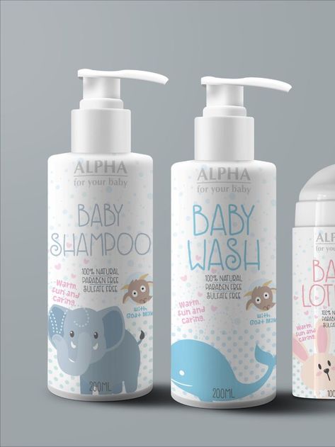 Shampoo Bottle Design  #designhill #graphicdesign #packaging #beautyindustry Kids Shampoo Packaging, Shampoo Bottle Design, Kids Package Design, Primary Packaging, Kids Packaging, Shampoo Packaging, Shampoo Design, Baby Products Packaging, Cosmetic Packaging Design