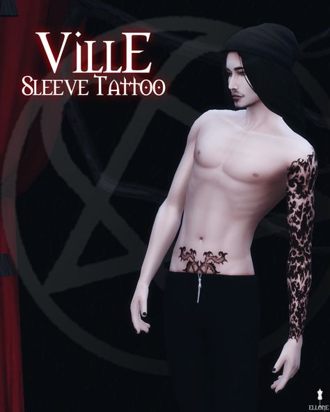 Sims 4 Mods Male, Punk Emo Outfits, Sims 4 Alternative, Sims 4 Alternative Cc, Alt Sims, Sims 4 Tattoo Cc, Sims Tattoos, Sims 4 Cc Goth, Emo Tattoos