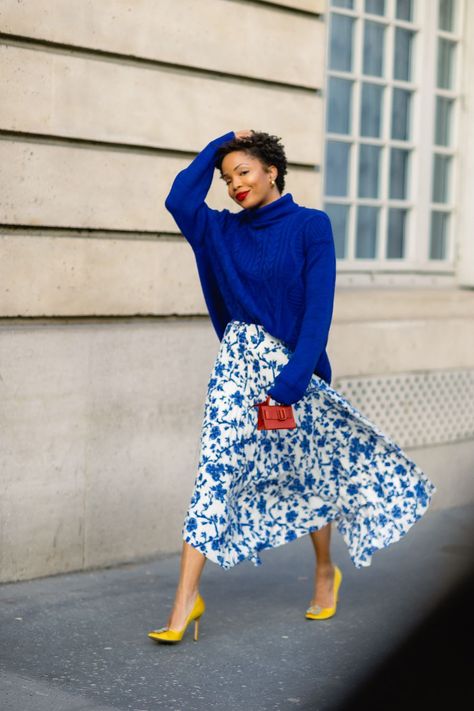 Blue Outfit Street Style, Fall 2022 Fashion Trends Street Style, Fashion Winter 2024, Fall Street Style 2024, Summer Street Style 2024, Work Street Style, Paris Street Style Summer, Blue Street Style, Passport To Paris