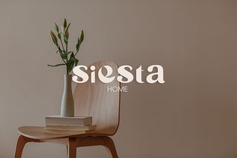 Siesta Home Decor, Brand Identity on Behance Home Decor Brand Identity, Home Decor Brand, Design For Home, Branding Logo Design, Adobe Indesign, Brand Identity Design, Graphic Design Branding, Media Design, Branding Design Logo