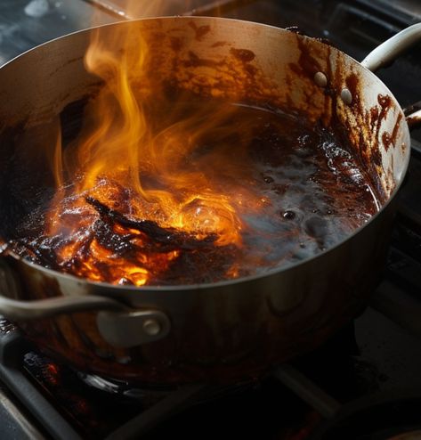 10 tips for cleaning a burnt pan Burnt Pots Cleaning, Burned Pot Cleaning, How To Clean A Burned Pan, Cleaning A Burnt Pot, Cleaning A Pan With Burnt Food, Burnt Pan, Burnt Food, Dishwasher Tablets, Fabric Softener Sheets