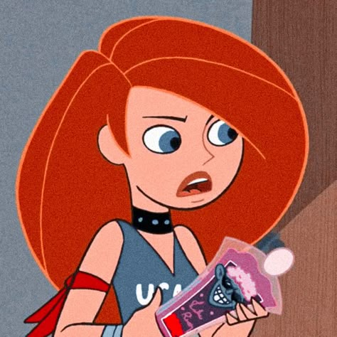 #kimpossible #icon #kim #icons #aesthetic #iconsoft #cartoon #character #disney Kylie Character, Kimberly Character, Kaylee Character, Ginger Cartoon Characters, Kelsey Core, Ginger Cartoon, Sam Character, Character Disney, Tv Outfits