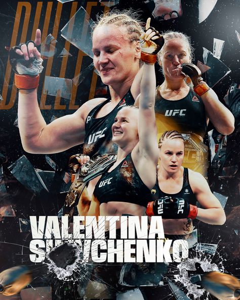 Artwork for The fastest Valentina "Bullet" Shevchenko | UFC Ufc Poster, Valentina Shevchenko, Ufc Fighters, Sports Design, Ufc, Martial Arts