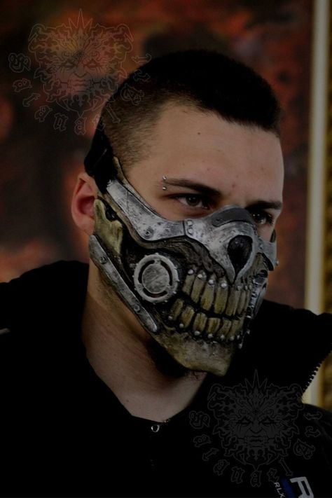 Mad Max Mask, Immortan Joe Mask, Mask Concept, Immortan Joe, Mouth Mask Fashion, Mad Max Fury, Mad Max Fury Road, Fury Road, Half Face Mask