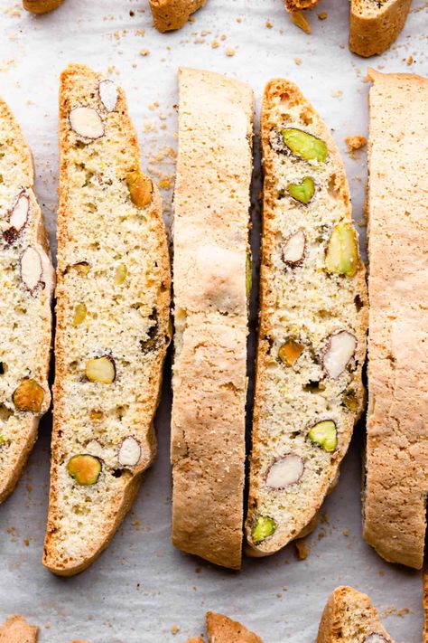 Best Ever Biscotti Recipe, Biscotti Recipe Pistachio, Lemon Pistachio Biscotti, Lemon Biscotti Recipe Easy, Biscotti Recipes Best, Cherry Biscotti Recipe, Biscotti Recipe Easy, Lemon Biscotti Recipe, Gluten Free Biscotti Recipe