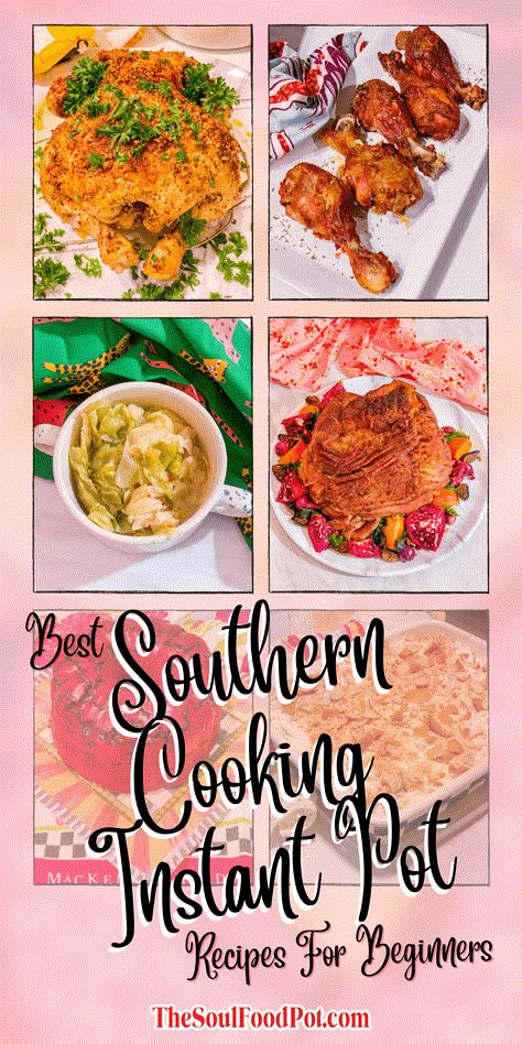 Instant Pot Recipes For Beginners, Food Recipes Dinner, Soul Food Recipes, Southern Greens, Deep South Dish, Dinner Desserts, Sunday Dinners, Desserts Healthy, Sunday Dinner Recipes