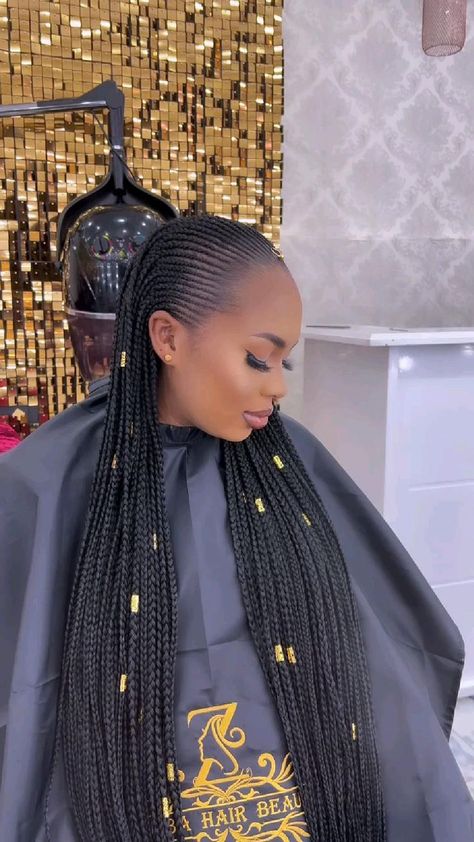 Cornrows All Back, Back Cornrows Braids, All Back Cornrows, Cornrows Natural Hair, Hairstyles Girl, Bob Braids Hairstyles, Sleek Ponytail Hairstyles, Goddess Braids Hairstyles, Single Braids