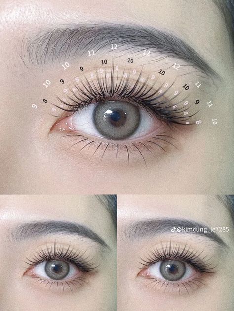 Curl Eyelash Extensions, Lash Art, Diy Lashes, Lash Map, Diy Haircut, Eyelash Extentions, Eye Makeup Designs, Curling Eyelashes, Makeup Designs