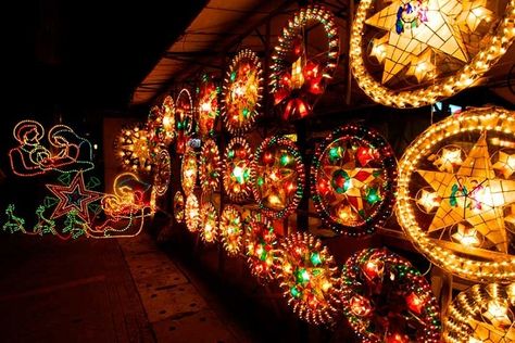 10 Unique Christmas Traditions in the Philippines Christmas In The Philippines, Christmas Parol, Christmas Tree Light Up, Solar Christmas Lights, Lantern Christmas, Christmas Light Displays, Christmas Light Bulbs, Merry Christmas Images, Christmas Family Photos