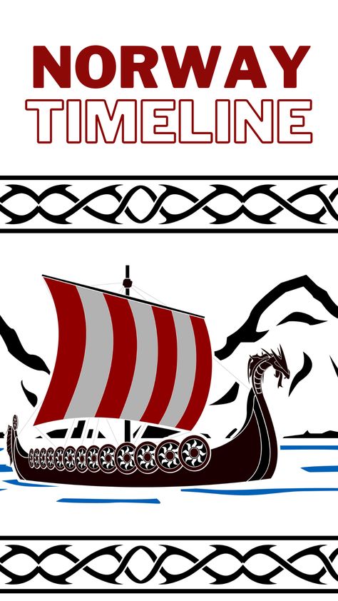 Take a journey through Norwegian history with this easy-to-follow Norway timeline. From prehistory to the Vikings through to the Oil Age of Norway. Nordic History, Norwegian History, Norwegian Lifestyle, Norway Vacation, Viking Heritage, Norwegian Clothing, Norway Trip, Erik The Red, Scandinavian History