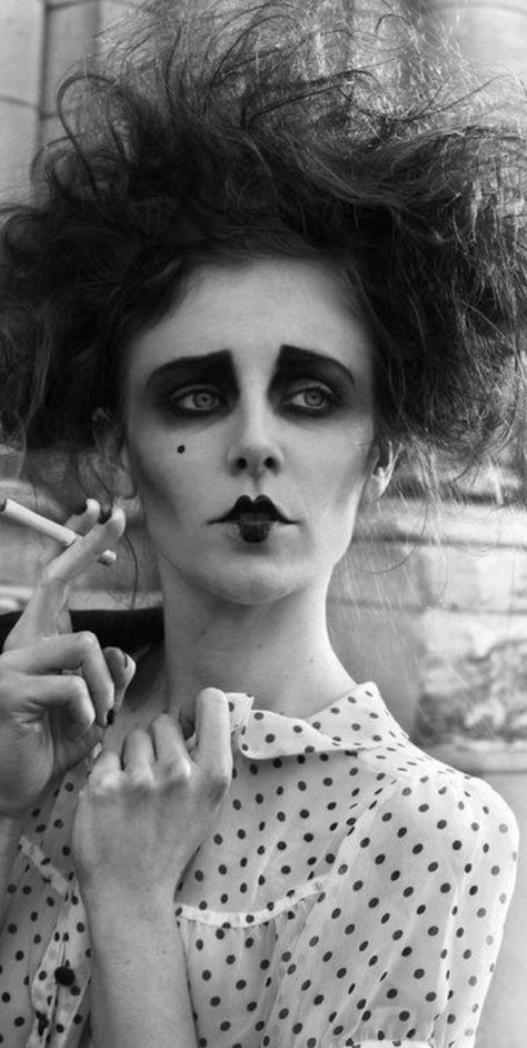 Pierette Clown, Dark Circus Makeup, Halloweenský Makeup, Drag Make-up, Dark Circus, Vintage Clown, Photographie Portrait Inspiration, Clown Makeup, Vintage Circus