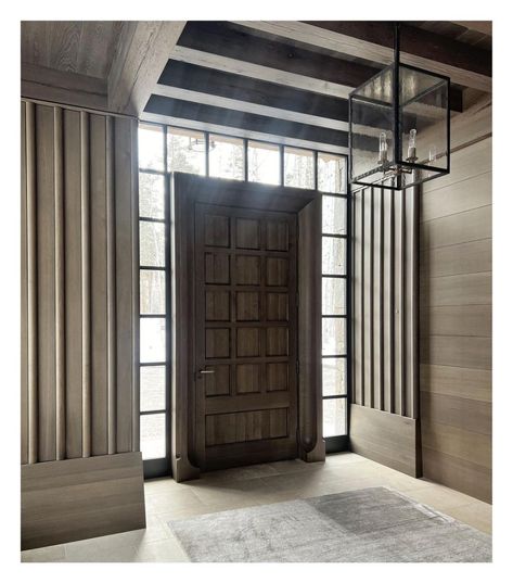 Ruard Veltman, Modern Brick House, Mountain Interiors, Country Style Decor, Interiors Dream, House Doors, Modern Cabin, January 19, Entry Foyer