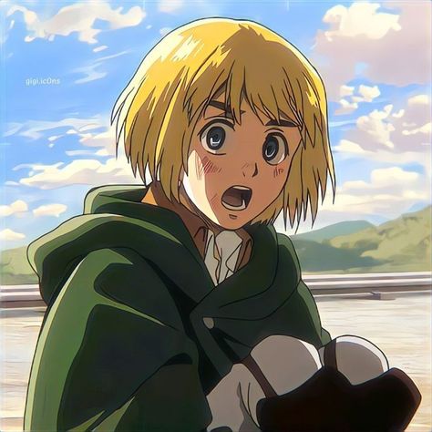 Armin Snk, Aot Armin, Blonde Hair And Blue Eyes, Personajes Studio Ghibli, Anime Hands, Aot Characters, Anime Head, Attack On Titan Art, Attack On Titan Anime