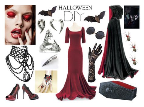 Gothic Vampire Halloween Costume, Vampire Costume Ideas Women Diy, Womens Vampire Costume Diy, Vampire Costume Diy Female, Diy Vampire Costume Women, Diy Vampire Costume, Vampire Costume Aesthetic, Vampire Costume Ideas, Vampire Costume Women