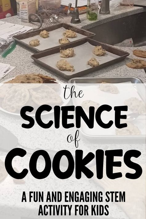 Science Fair Topics, Edible Science, Perfect Chocolate Chip Cookie Recipe, Stem Activity For Kids, The Perfect Chocolate Chip Cookie, Cool Science Fair Projects, Fun Stem Activities, Perfect Chocolate Chip Cookies, Baking Science